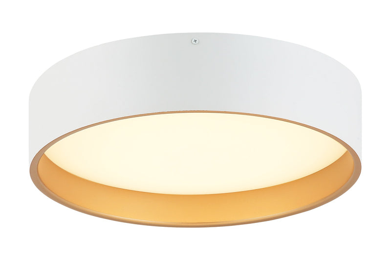 Novalee 15" LED Flush Mount in Matte White