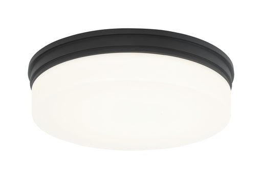 Circian 12" LED Flush Mount in Matte Black