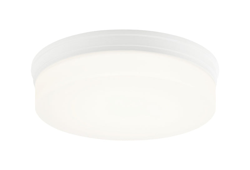 Circian 12" LED Flush Mount in Matte White