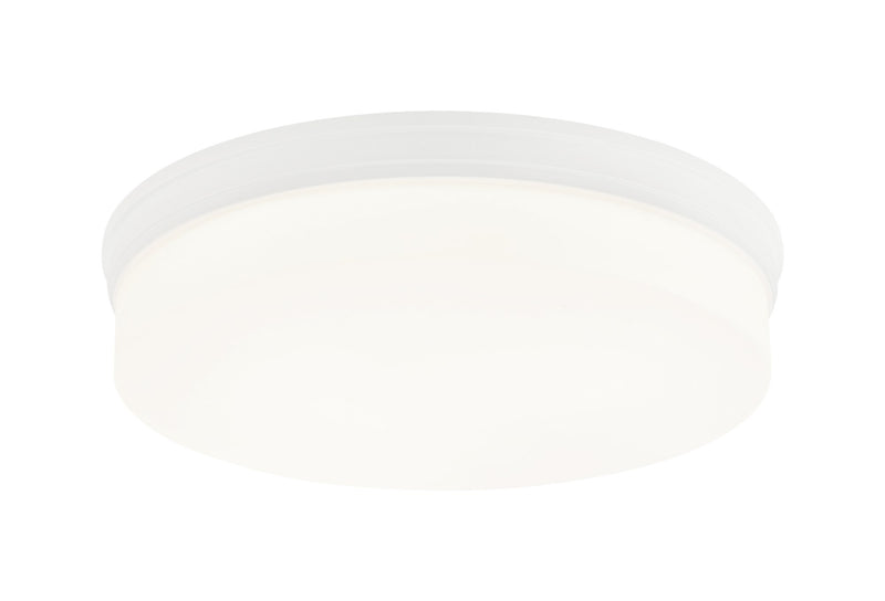 Circian 15" LED Flush Mount in Matte White