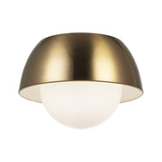 Watson 13" Wall / Ceiling Light in Aged Gold Brass