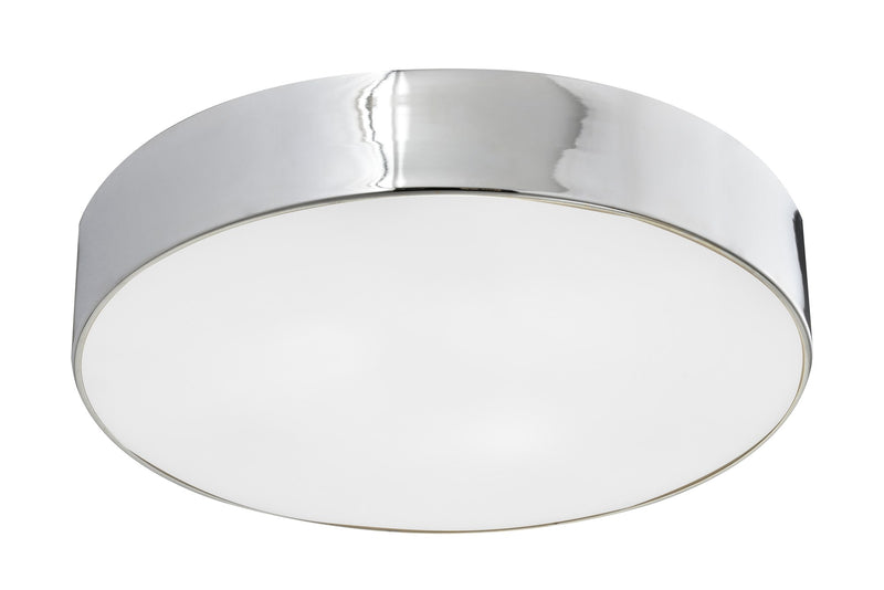 Snare 3-Light Flush Mount in Chrome