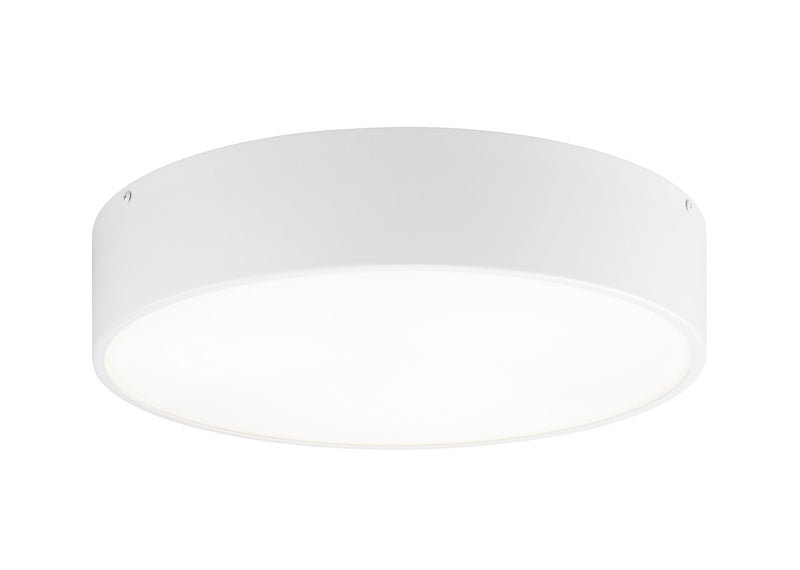Snare 3-Light Flush Mount in White
