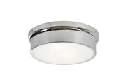 Ciotola 12" 2-Light Flush Mount in Chrome