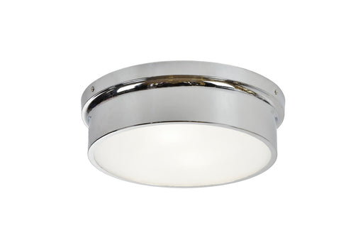 Ciotola 12" 2-Light Flush Mount in Chrome