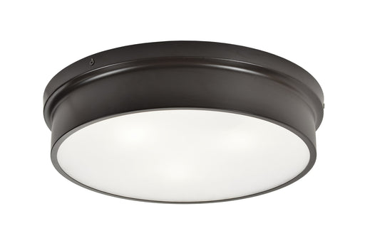 Ciotola 15" 3-Light Flush Mount in Bronze
