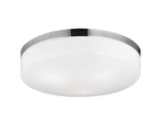 Xenon 3-Light 14" Flush Mount in Chrome