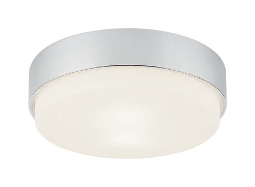 Quintz 2-Light Flush Mount in Chrome