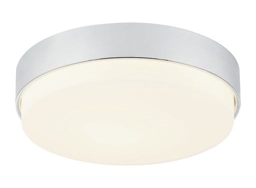 Quintz 3-Light Flush Mount in Chrome