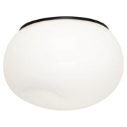 Gelasin 10" Flush Mount in Black