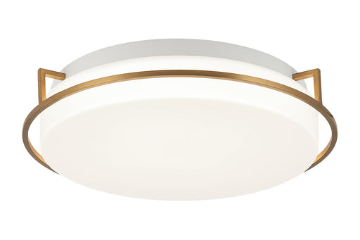 Brammerton 12.5" Wall / Ceiling Light in Aged Gold Brass