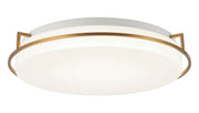 Brammerton 15.5" Wall / Ceiling Light in Aged Gold Brass