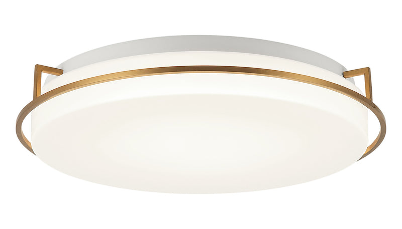 Brammerton 15.5" Wall / Ceiling Light in Aged Gold Brass