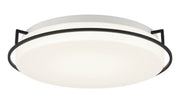 Brammerton 15.5" Wall / Ceiling Light in Matte Black