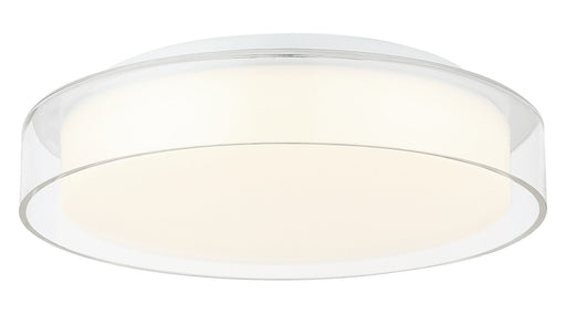 Callum 14" Flush Mount in White