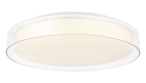 Callum 18" Flush Mount in White