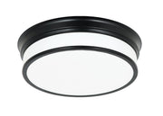 Navo 14" LED Flush Mount in Black