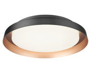 Vieno 14" LED Flush Mount in Black