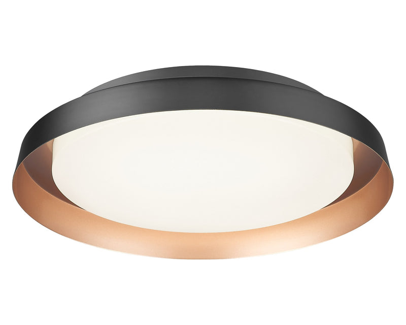 Vieno 14" LED Flush Mount in Black
