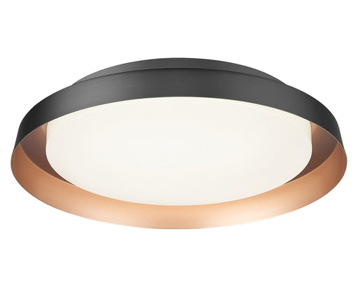 Vieno 14" LED Flush Mount in Black