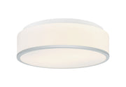 Echo 11" 2-Light Flush Mount in Chrome
