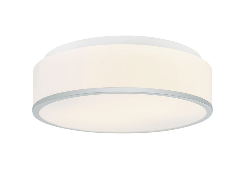Echo 11" 2-Light Flush Mount in Chrome