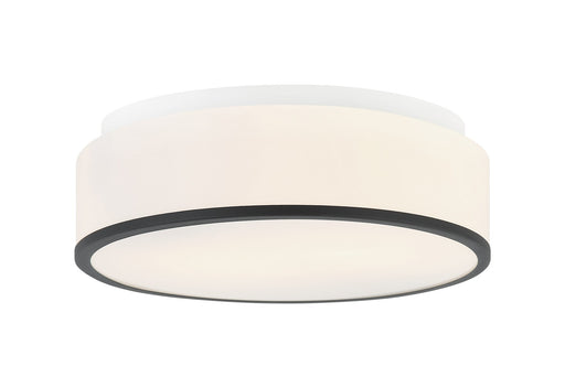 Echo 11" 2-Light Flush Mount in Matte Black