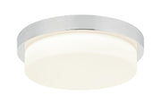 Durham 13" LED Flush Mount in Chrome