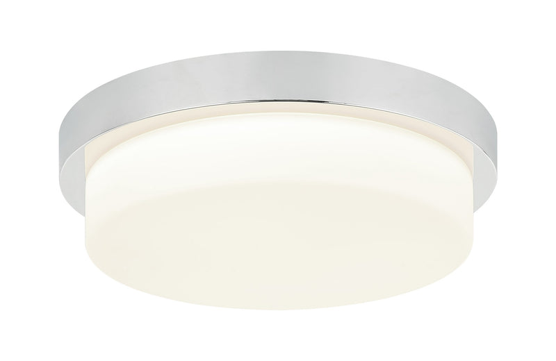 Durham 13" LED Flush Mount in Chrome
