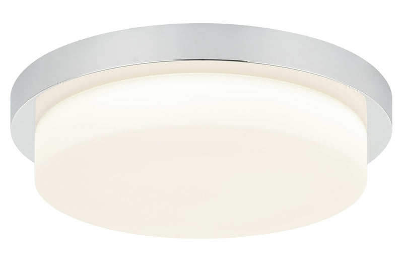 Durham 16" LED Flush Mount in Chrome