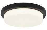 Durham 16" LED Flush Mount in Matte Black