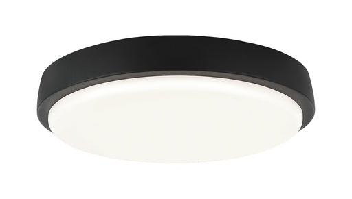 Zane 12" LED Flush Mount in Matte Black