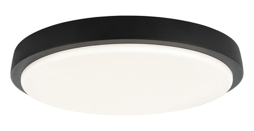 Zane 15.5" LED Flush Mount in Matte Black