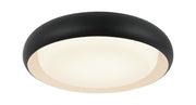 Milia 15" LED Flush Mount in Matte Black