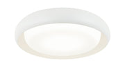 Milia 15" LED Flush Mount in Matte White