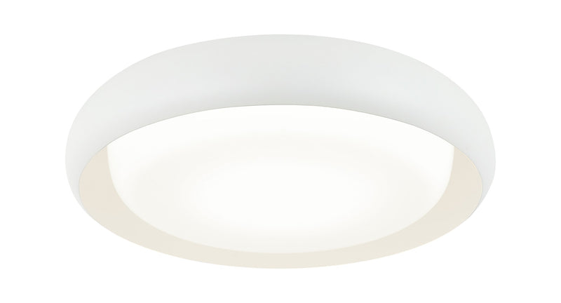 Milia 15" LED Flush Mount in Matte White