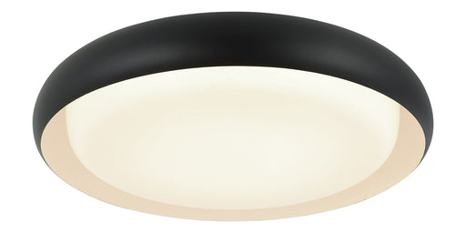 Milia 18" LED Flush Mount in Matte Black