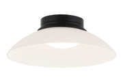 Luna 12" LED Flush Mount in Matte Black