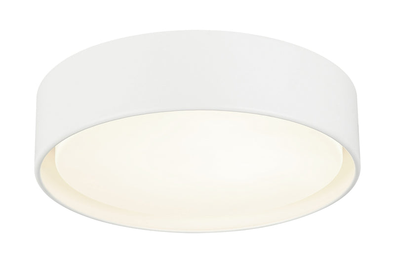 Ezra 12.5" Flush Mount in White