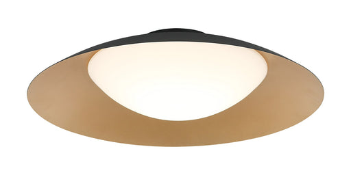 Caravon 18" LED Flush Mount in Matte Black