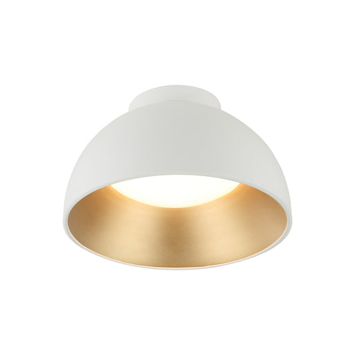 Zenith 12" LED Flush Mount in Matte White