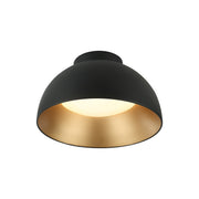 Zenith 16" LED Flush Mount in Matte Black