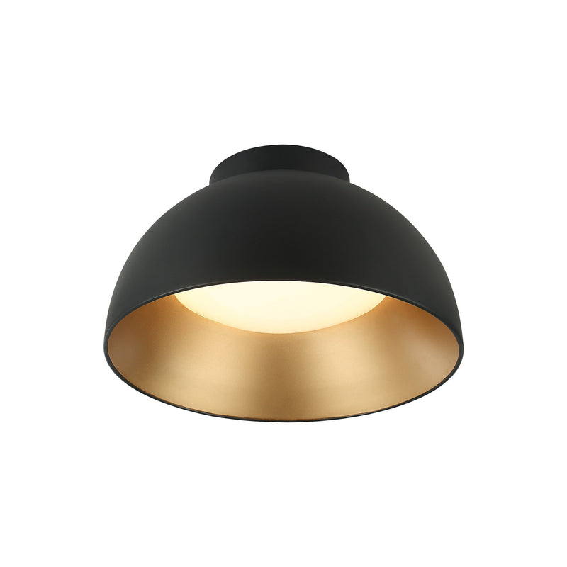 Zenith 16" LED Flush Mount in Matte Black