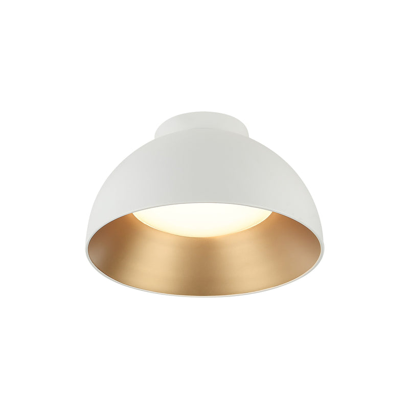 Zenith 16" LED Flush Mount in Matte White
