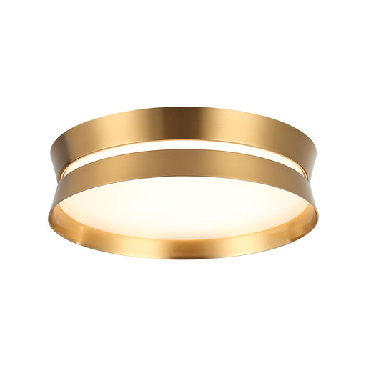 Greyson 12" Flush Mount in Aged Gold Brass