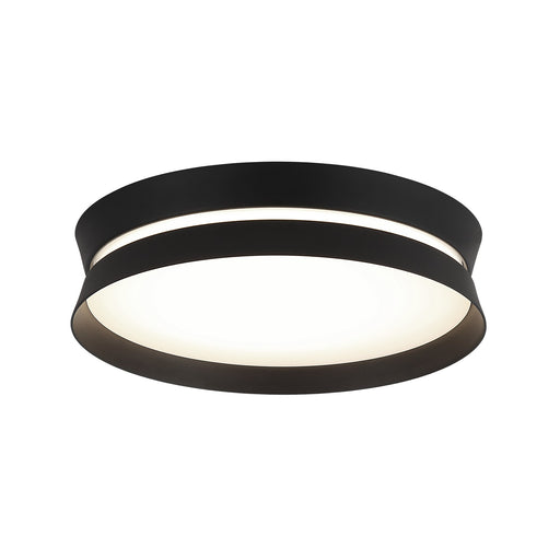 Greyson 12" Flush Mount in Matte Black