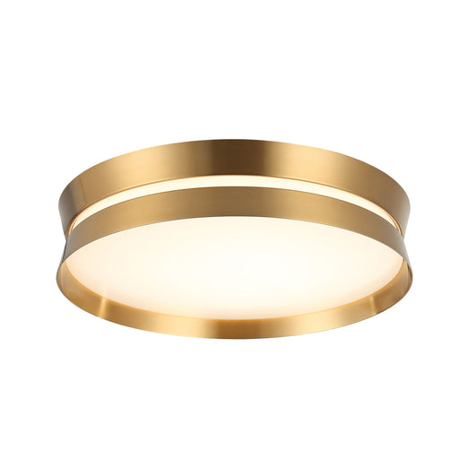 Greyson 16" Flush Mount in Aged Gold Brass