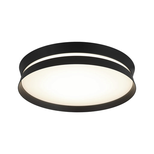 Greyson 16" Flush Mount in Matte Black