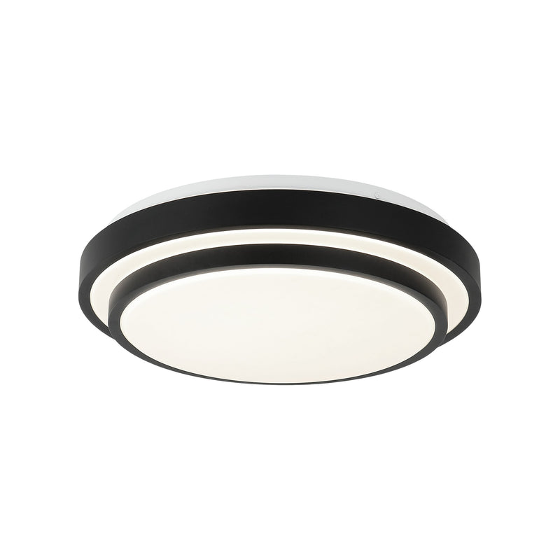 Helix 15.5" Flush Mount in Matte Black