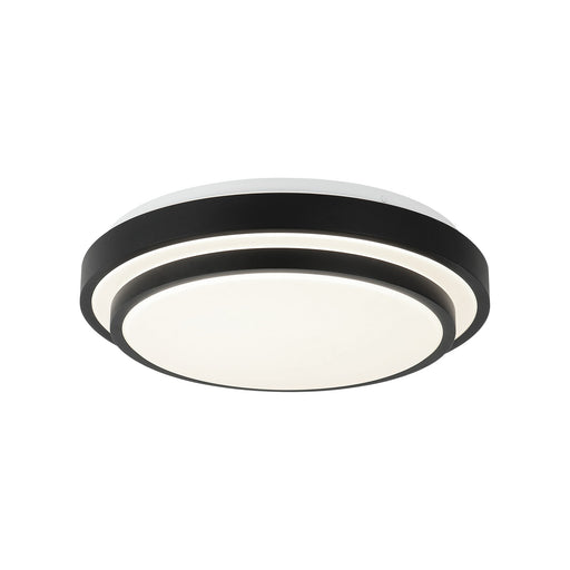 Helix 15.5" Flush Mount in Matte Black